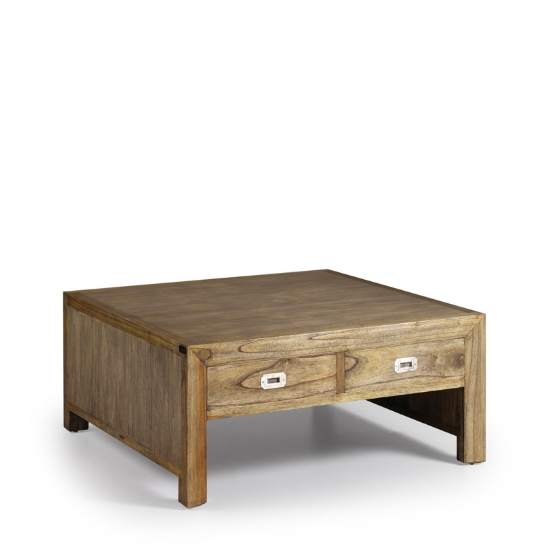 Merapi Solid Wood Four Leg Coffee Table