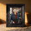 Cadre photo de bureau 3 pièces 8 "x 10" noir pour mémoire de voyage
