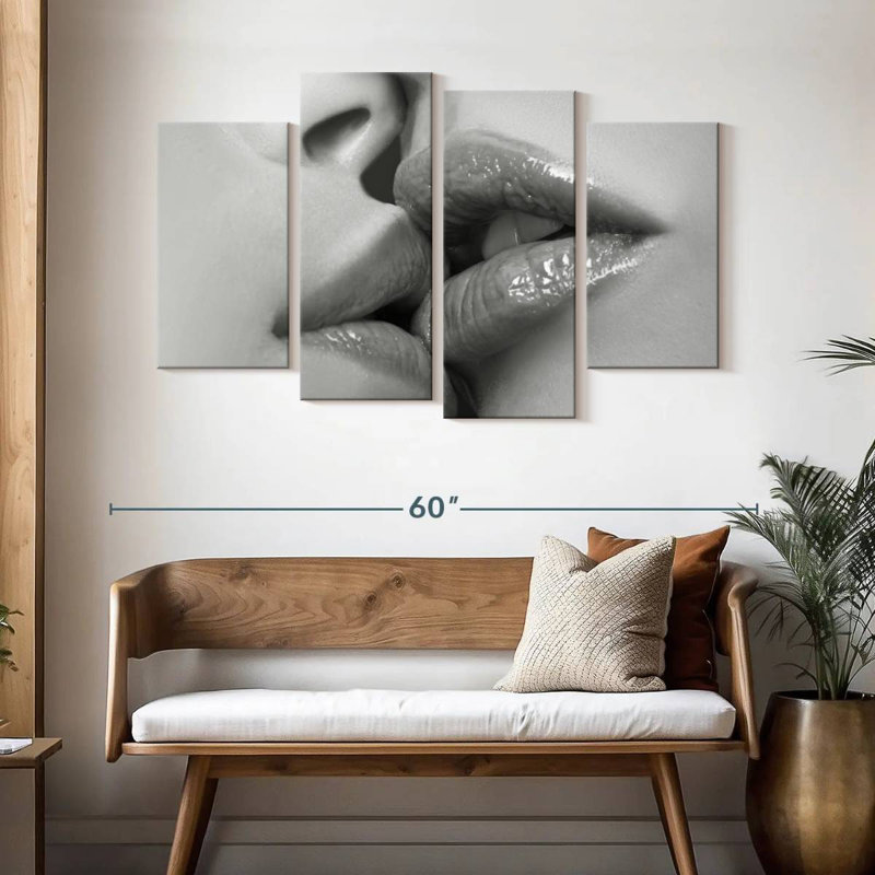 Hardie Kissing Lips, H 32 po x l 52 po
