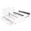 Lit double tapissier avec tiroirs de rangement et lit gigogne escamotable-129752404