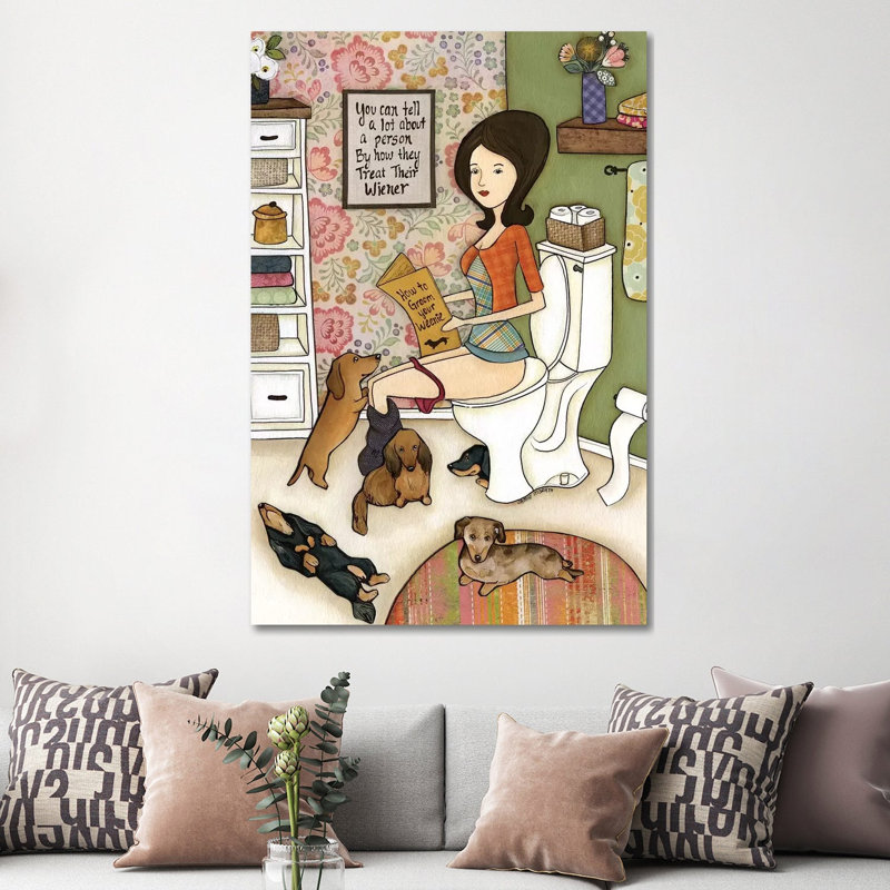 «Your Vienna» par Jamie Morath - peinture sur toile tendue, H 60 po x l 40po x P 1,5 po