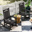 Ensemble de 2 chaises berçantes d'extérieur-1936072357