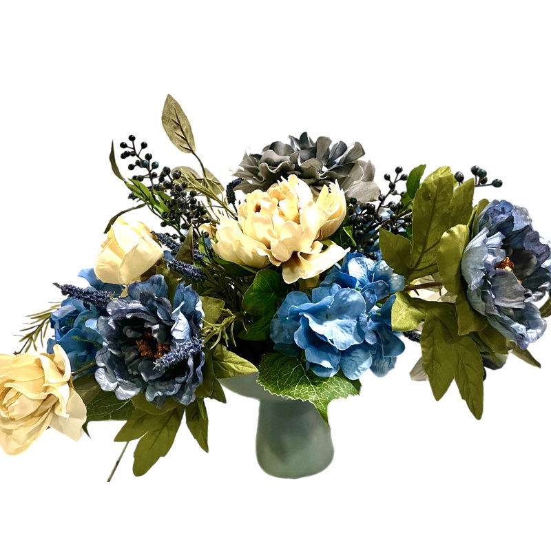Arrangement mixte dans un vase