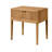Carrera Fluted Wooden Nightstand with 1 Drawer-457387553