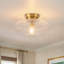 Plafonnier semi-encastré 11 po Mid-Century-504758263