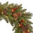 24 in. Winterberry Bristle Christmas Wreath with LED Lights