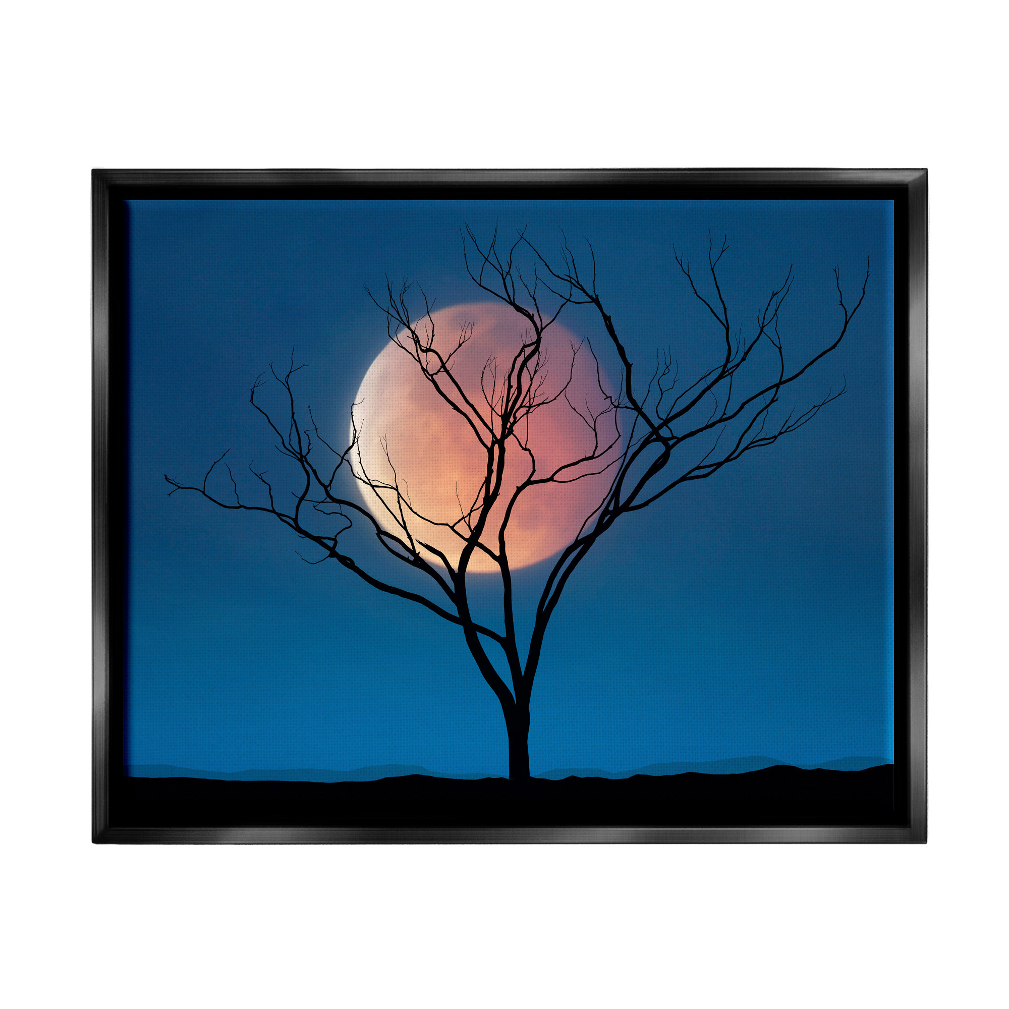 Lark Manor Full Moon & Tree Framed On Canvas by Lee Sie | Wayfair