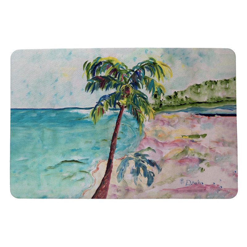 Tapis d'entrée antidérapant intérieur / extérieur 26 po x 18 po Palm Coast