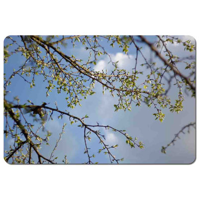 Monce Polyester Coated Hardwood Rectangle Placemat