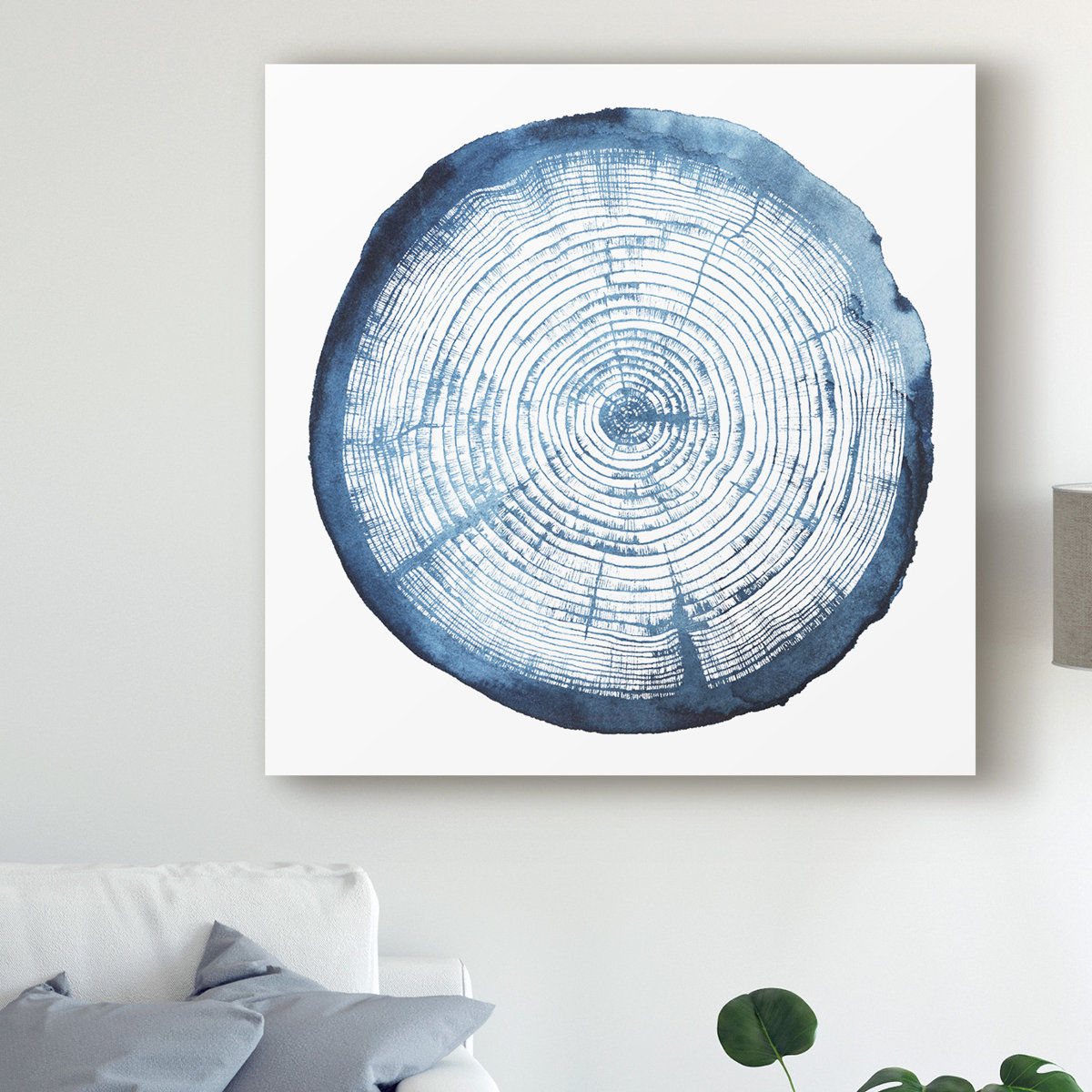 East Urban Home Tree Ring Overlay I by Grace Popp - Painting Print on ...
