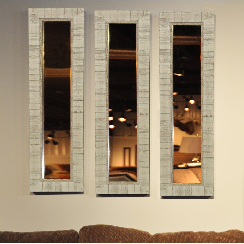 Ensemble de 3 miroirs Wanneroo, H 20,5 po x l 8,5 po