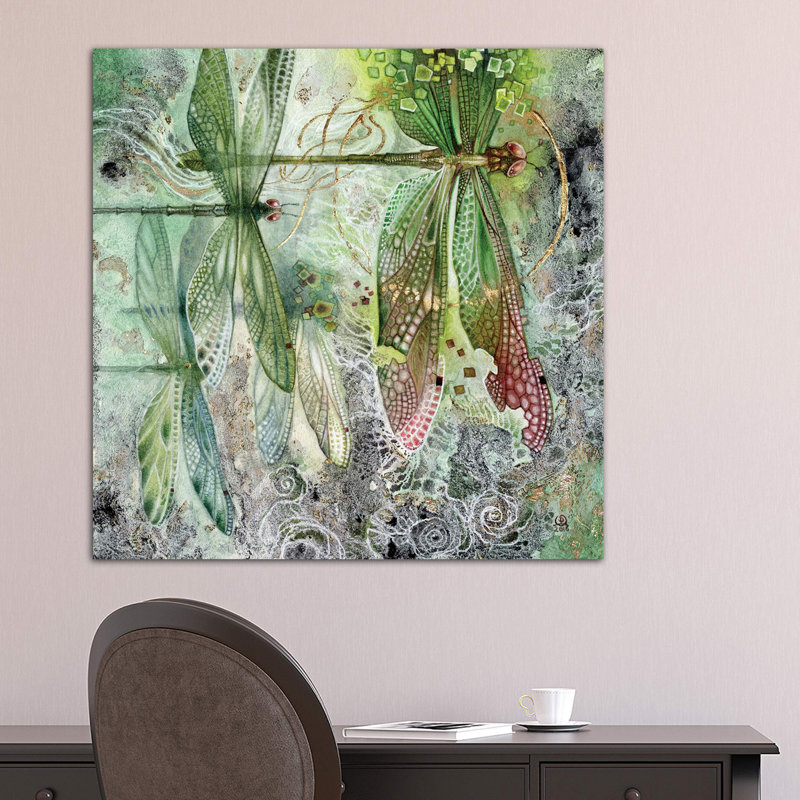 Flow by Stephanie Law - Wrapped Canvas Painting, 93.98 cm H x 93.98 cm W x 3.175 cm D, Wrapped Canvas