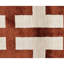 Hand Knotted Geometric Area Rug in Garnet