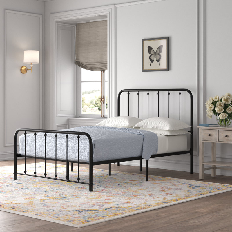 Lit plateforme Lueras, Double, Noir