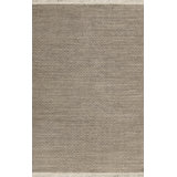 Textures Wool Geometric Area Rug in Gray