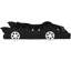 Lit plateforme simple avec roulettes-118281545