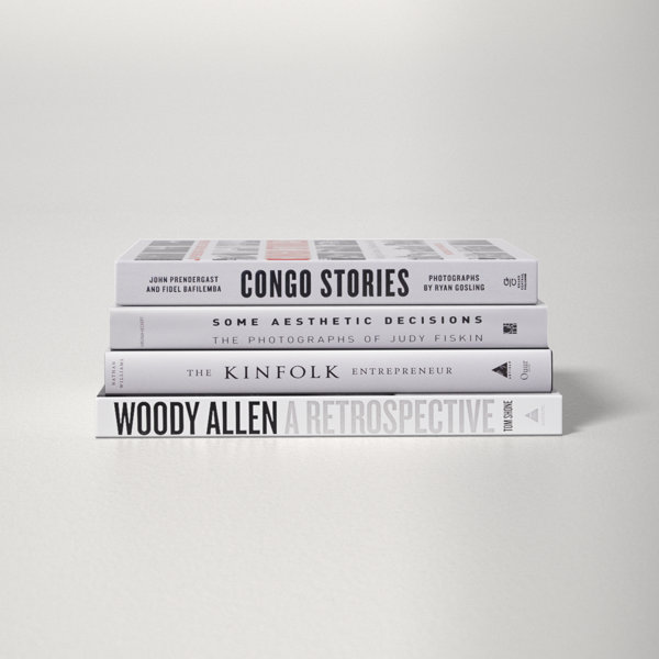 Set of 3 Decorative Books for Home Decor New York, Chicago, Black and White