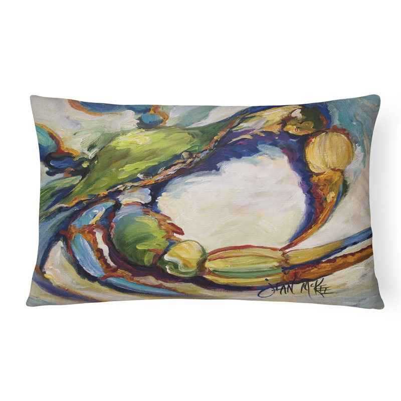 Coussin intérieur/extérieur bleu crab