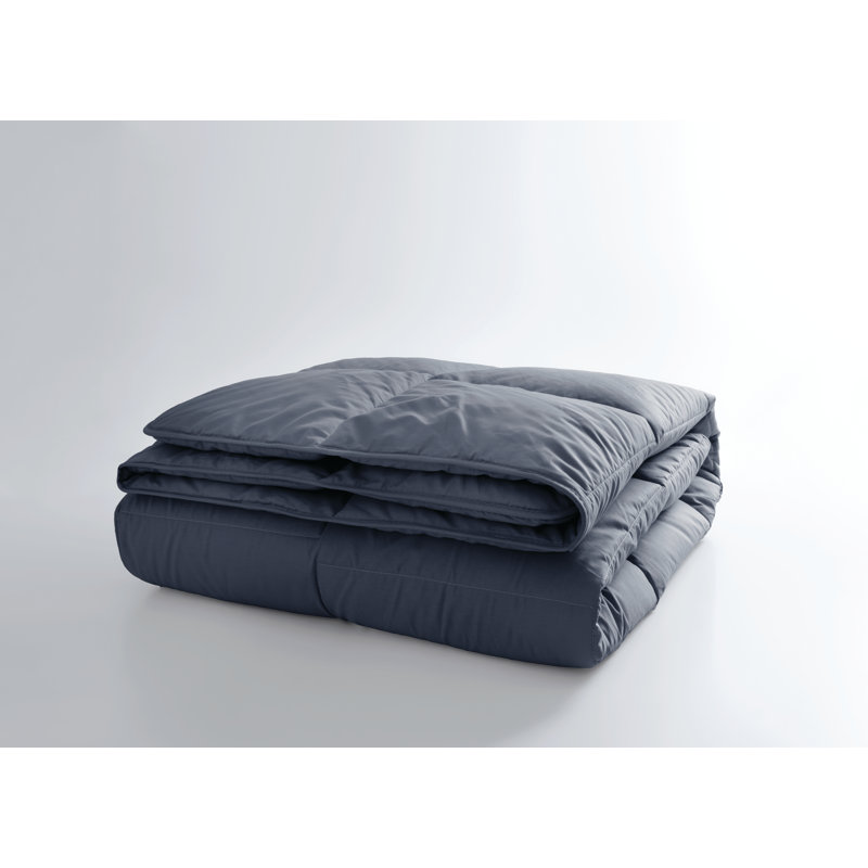 Cotton Quilted Quilt, Queen Quilt, Anthracite