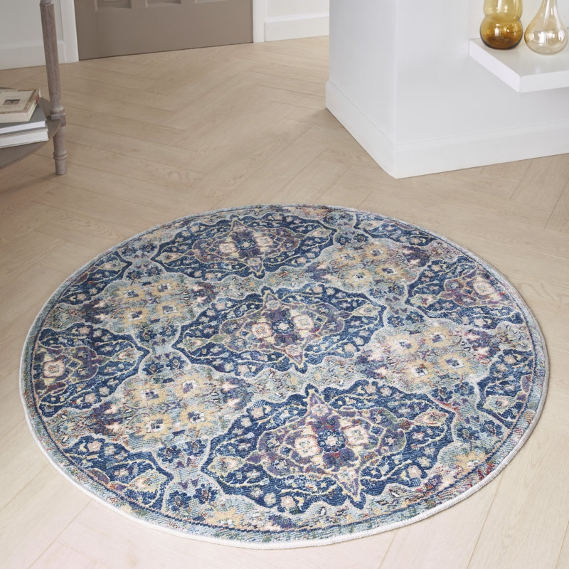 Oriental Indoor Rug, Round 4'