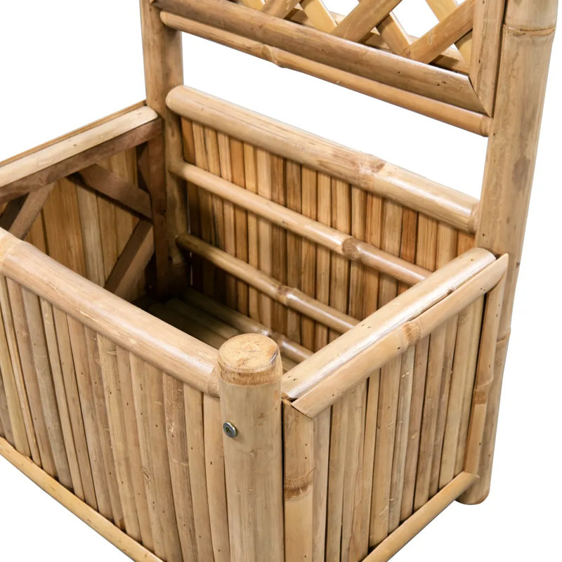 Rousseau Wood Planter Box, 135 cm H x 40 cm W x 30 cm D