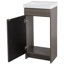 Meuble-lavabo simple de 17 po avec comptoir en marbre synthétique pour la salle de bain-240435282