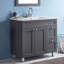 Meuble-lavabo simple 36 po avec plateau en céramique