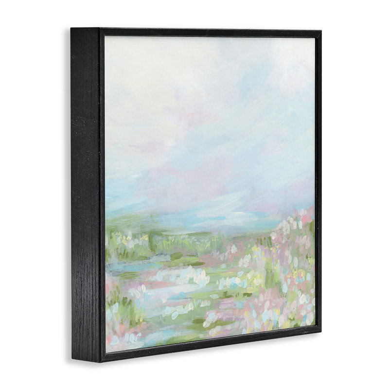 Estampe numérique au pastel noir doux encadré par June Erica Vess, H 12 po x l 12 po, Giclée encadrée noir minuit