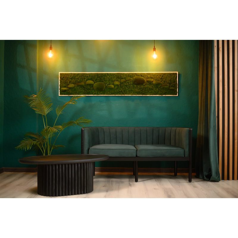 Alton Loveseat, Black, Emerald