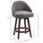 Whitt Swivel Upholstered Linen Counter Stool-431043503