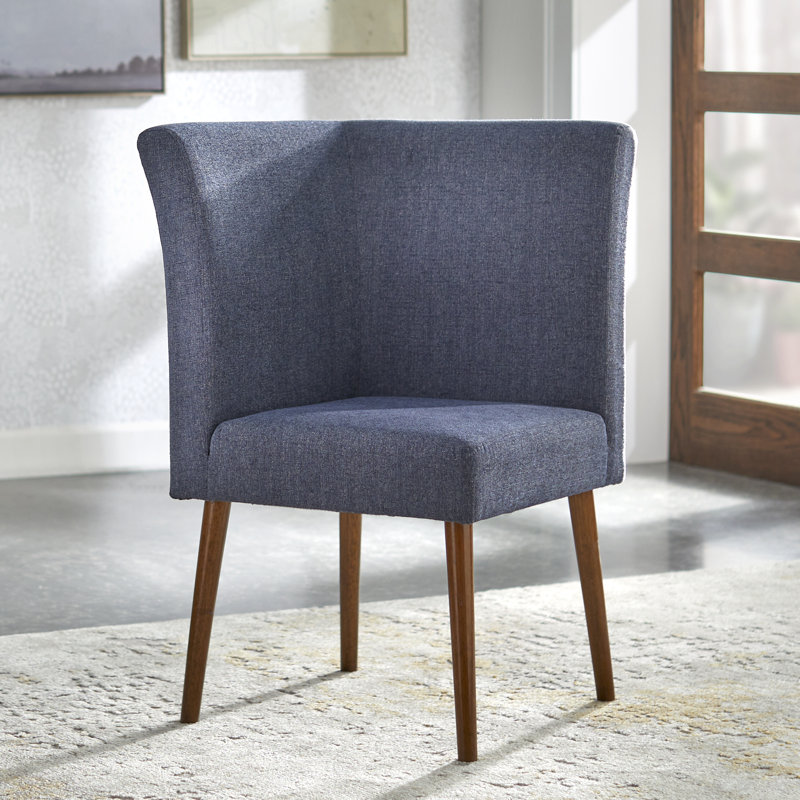 Imboden Upholstered Accent Chair, Blue 100% Polyester