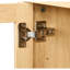 Armoire multifonctionnelle de style américain, contemporaine et rétro, avec grande capacité de rangement, armoire rétro Filler pour bureau ou salon, poignées rétro, bois d'ingénierie, rangement à cloisons,