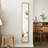 47" X 8" Full Length Mirror With Antique Gold Metal Frame, Long Mirror
