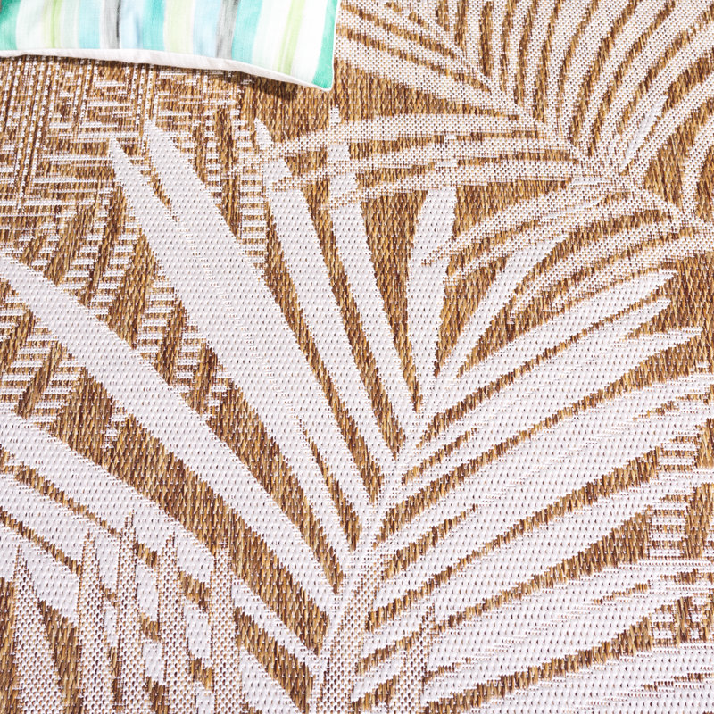 Tapis d'intérieur / extérieur floral Alesso Performance, Tapis de couloir 2 pi 2 po x 6 pi