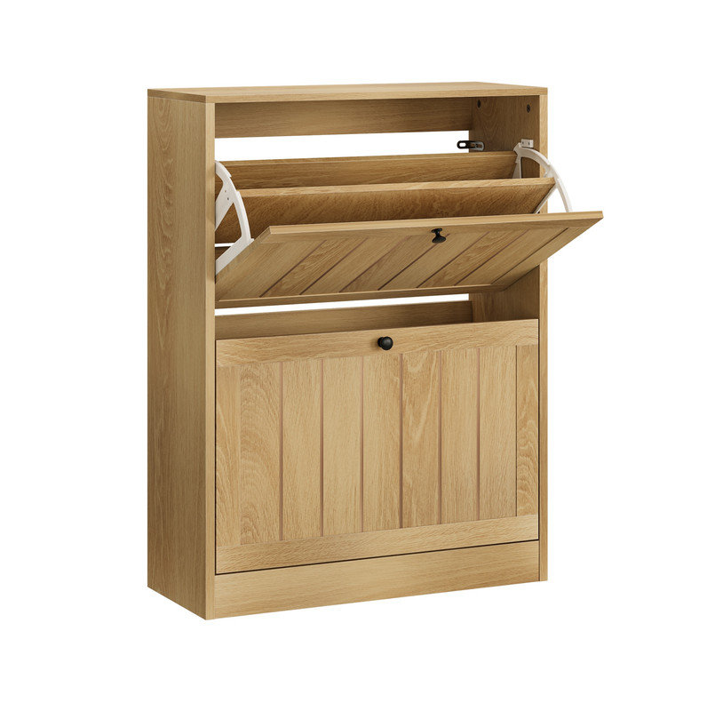 12 Pair Flip Down Shoe Storage