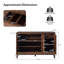 Buffet Damera Farmhouse avec pieds en bois-102507170