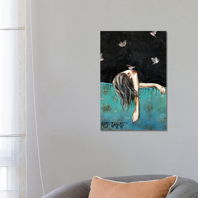 «You are brave», reproduction d'art sur toile tendue, Toile tendue, Ne s’applique pas, H 26 po x l 18 po
