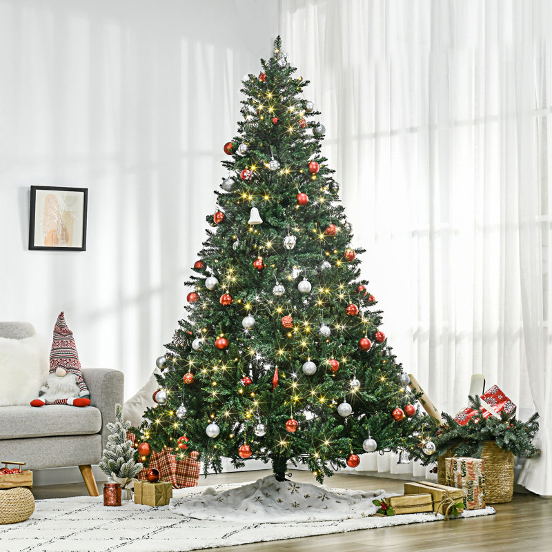 Sapin de Noël artificiel double Douglas, 6.9', Illuminée
