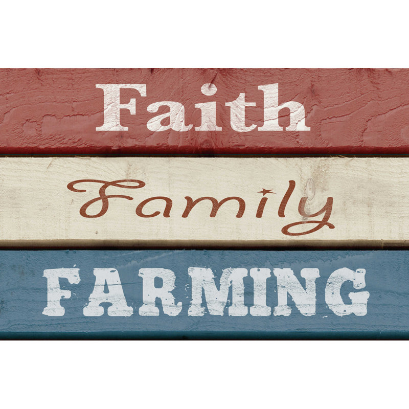 " Farm Sentiment V " by Alonzo Saunders, 8" H x 12" W  