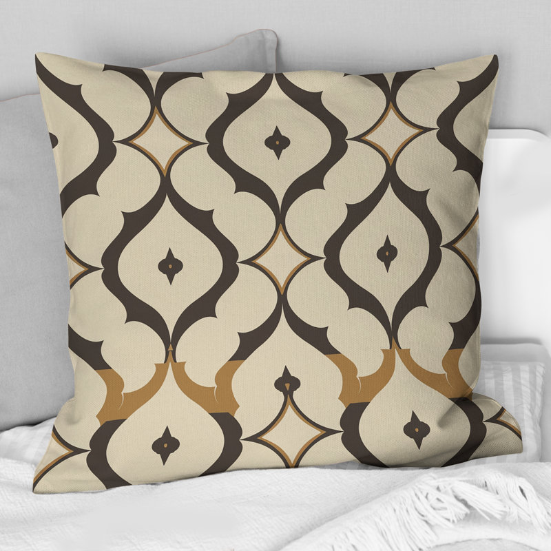 Coussin décoratif Trellis II - Glam, H 18 po x H 18 po