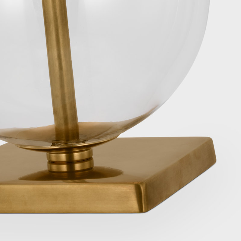 Elsie Table Lamp, Clear Glass