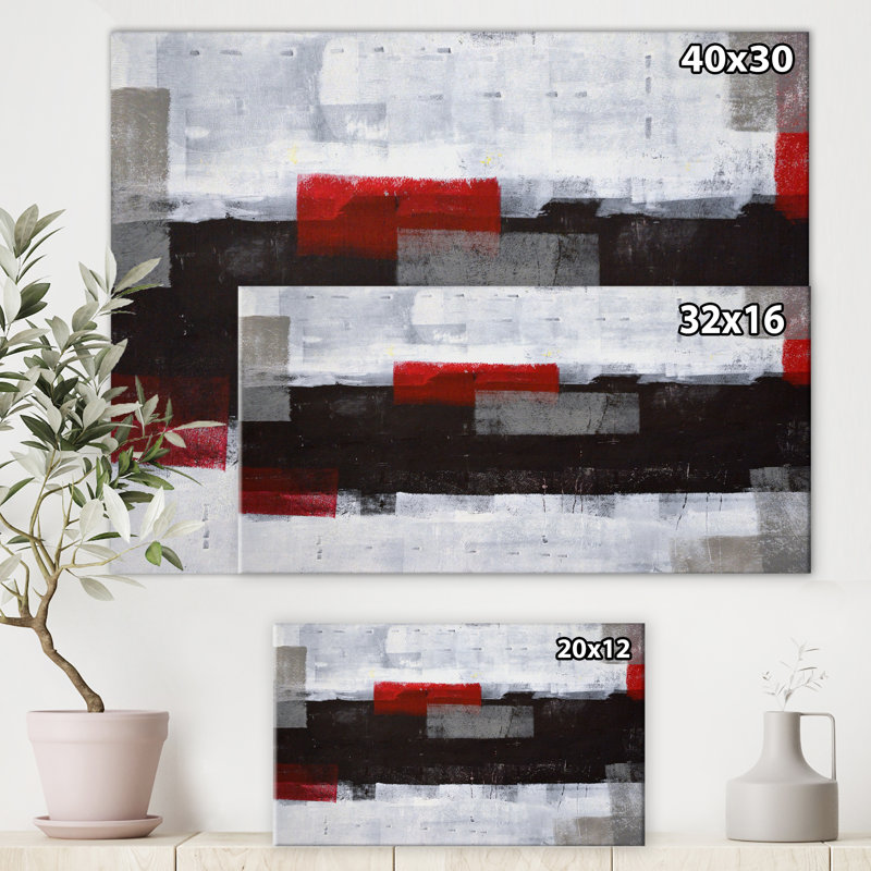 Impression sur toile tendue, H 16 po x l 32 po x P 1 po