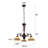 3 - Light Chandelier