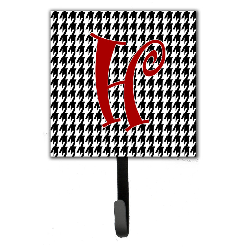 Crochet mural houndstooth monogramme, H