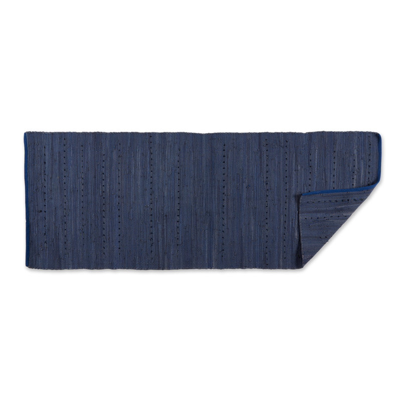 TAPIS multicolore bleu français 2 pi 3 po x 6 pi, Rectangle 2 pi 3 po x 6 pi