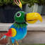 Oiseau bleu 17 po