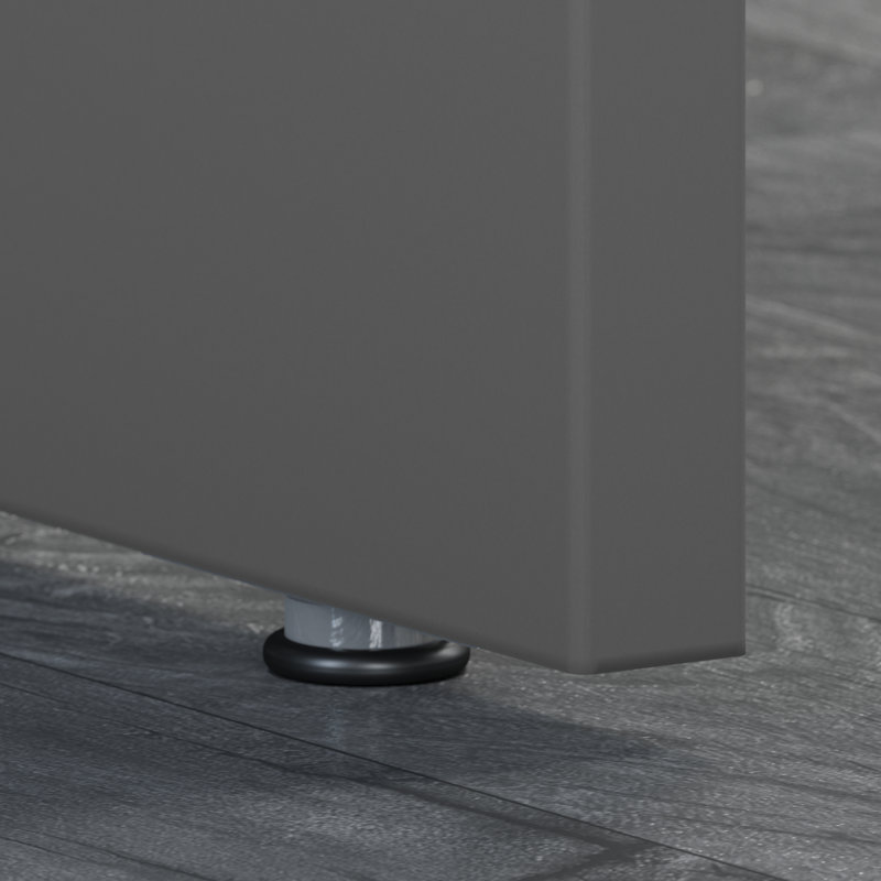Bureau réversible Series C, Cerisier Hansen / gris graphite, H 29,84 po x l 71,10 po x P 29,37 po