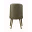 Cuir synthétique et chaise d'appoint
