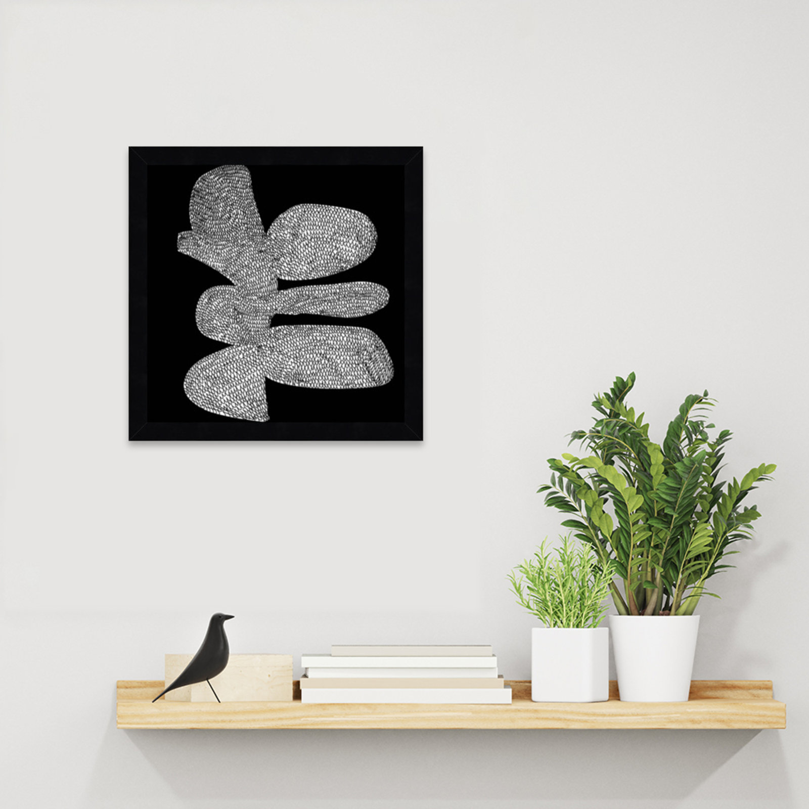 Craft by Dan Hobday, Black, 13" H x 13" W