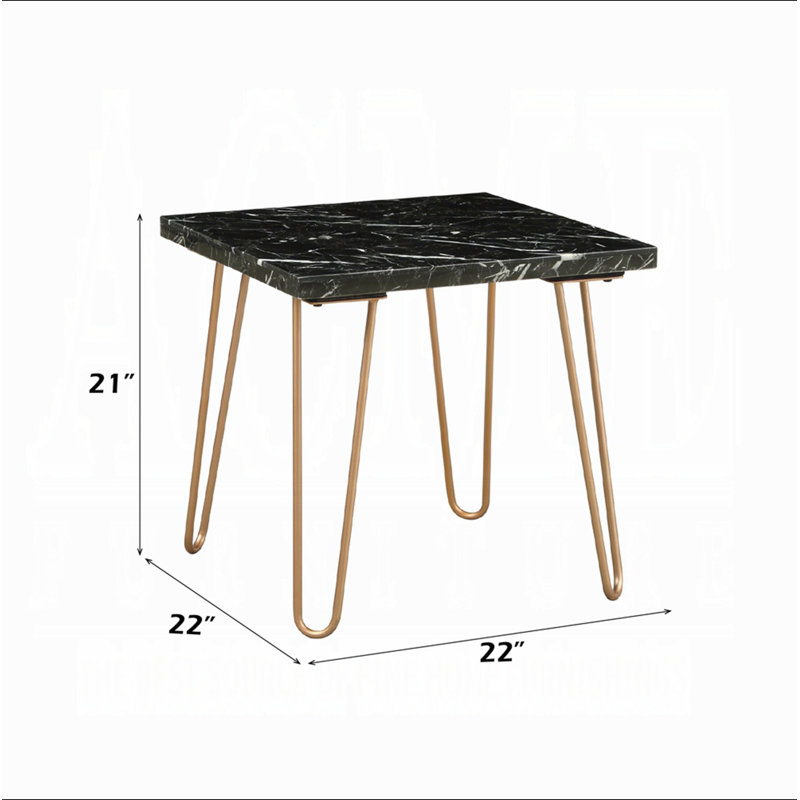 Table de bout en marbre Modern Elegance